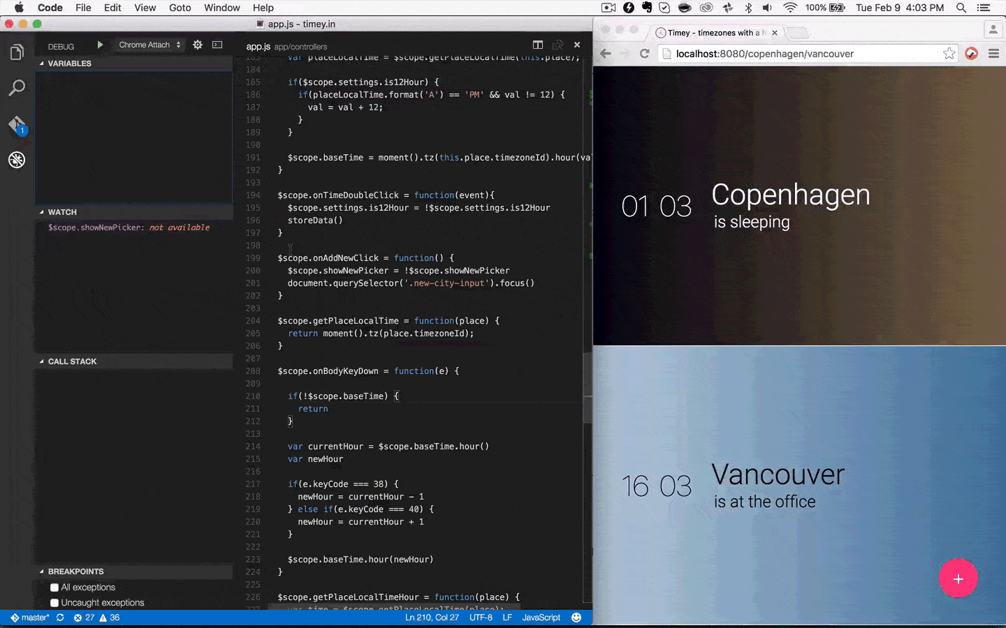 Debugging in Visual Code Studio