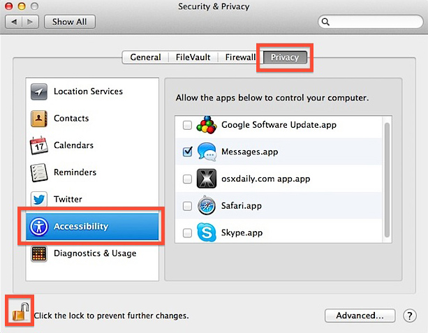 Assistive Permissions